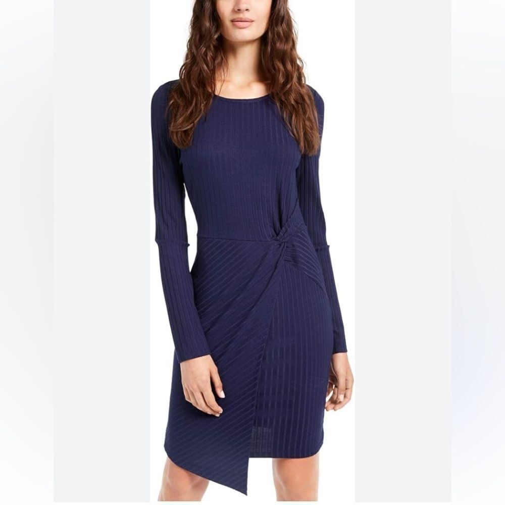 Take 50% OFF- Ultra Flirt Elegant Navy Blue Women's Dress, Size-XXS